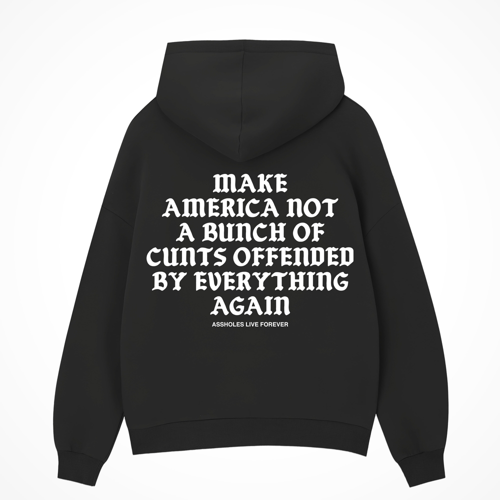 Black Graphic Hoodie